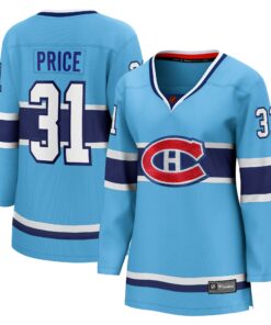Carey Price Montreal Canadiens Fanatics Women_s Special Edition 2.0 Breakaway Player Jersey  Light Blue