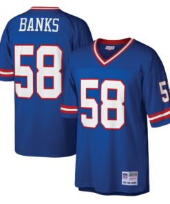 Carl Banks New York Giants Mitchell amp Ness Legacy Replica Jersey  Royal