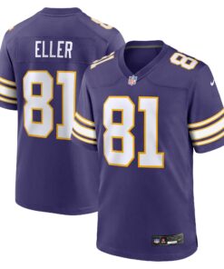 Carl Eller Minnesota Vikings  Classic Retired Player Jersey  Purple