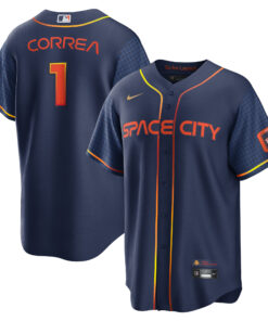 Carlos Correa Houston AstrosCity Connect Replica Player Jersey  Navy