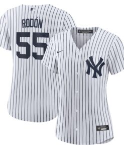 Carlos Rodon New York YankeesWomen_s Home Official Player Jersey  WhiteNavy