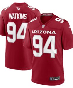 Carlos Watkins Arizona Cardinals  Game Player Jersey  Cardinal