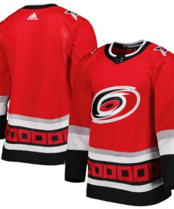 Carolina Hurricanes 202223 25th Anniversary Primegreen Authentic Jersey  Red