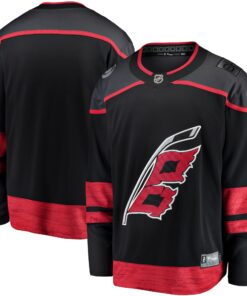 Carolina Hurricanes Fanatics Home Breakaway Jersey  Black