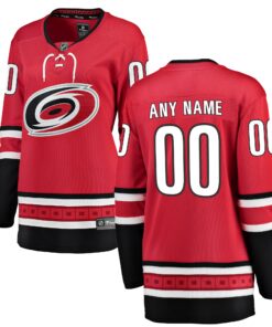 Carolina Hurricanes Fanatics Women_s Alternate Breakaway Custom Jersey  Red