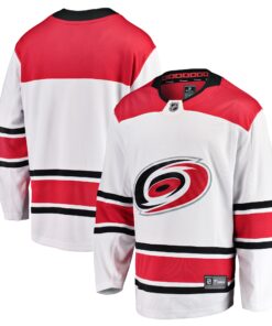 Carolina Hurricanes Fanatics Youth Away Breakaway Jersey  White