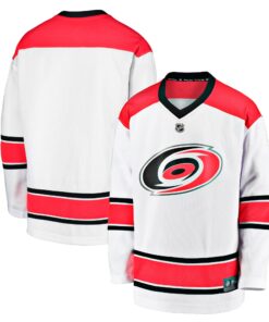  Carolina Hurricanes Fanatics Youth Replica Away Jersey  White