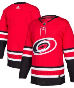 Carolina Hurricanes Home Authentic Blank Jersey  Red