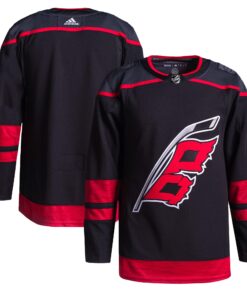 Carolina Hurricanes Home Primegreen Authentic Jersey  Black