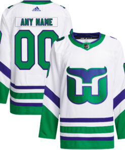  Carolina Hurricanes    Primegreen Authentic Custom Jersey  White
