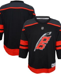  Carolina Hurricanes Youth Home Replica Jersey  Black