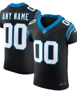 Carolina Panthers  Vapor F.U.S.E. Elite Custom Jersey  Black