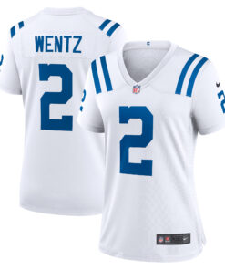Carson Wentz Indianapolis Colts  Women_s Game Jersey  White