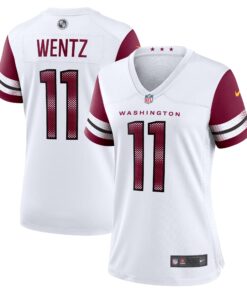 Carson Wentz Washington Commanders  Women_s Game Jersey  White