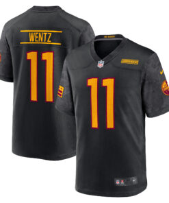 Carson Wentz Washington Commanders  Youth Alternate Game Jersey  Black