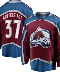 Casey Mittelstadt Colorado Avalanche Fanatics Home Breakaway Jersey  Burgundy