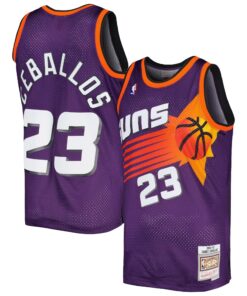 Cedric Ceballos Phoenix Suns Mitchell &amp Ness 199293 Hardwood Classics Swingman Jersey - Purple