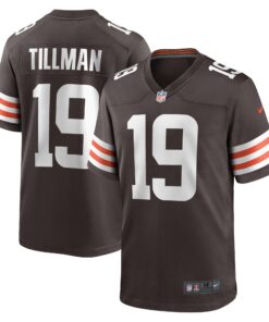 Cedric Tillman Cleveland Browns  2023 NFL Draft Pick Game Jersey  Brown