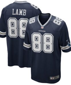 CeeDee Lamb Dallas Cowboys  Game Jersey  Navy