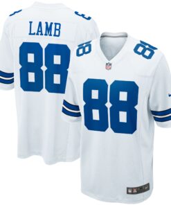 CeeDee Lamb Dallas Cowboys  Game Team Jersey  White