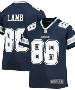 CeeDee Lamb Dallas Cowboys  Youth Player Game Jersey  Navy