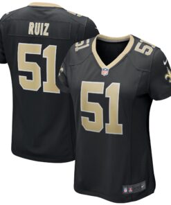 Cesar Ruiz New Orleans Saints  Women_s Game Jersey  Black