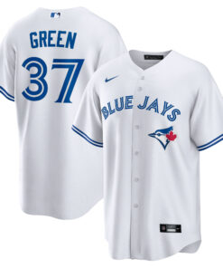 Chad Green Toronto Blue JaysHome Replica Player Jersey  White