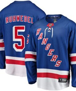 Chad Ruhwedel New York Rangers Fanatics Home PremiernbspBreakaway Player Jersey  Blue
