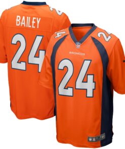 Champ Bailey Denver Broncos  Game Retired Player Jersey  Orange