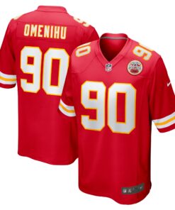 Charles Omenihu Kansas City Chiefs  Game Player Jersey  Red