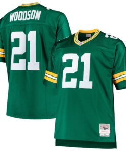 Charles Woodson Green Bay Packers Mitchell amp Ness Big amp Tall 2010 Retired Player Replica Jersey  Green