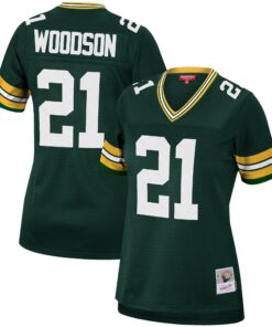 Charles Woodson Green Bay Packers Mitchell amp Ness Women_s 2010 Legacy Replica Player Jersey  Green