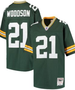 Charles Woodson Green Bay Packers Mitchell amp Ness Youth Retired Player Legacy Jersey  Green