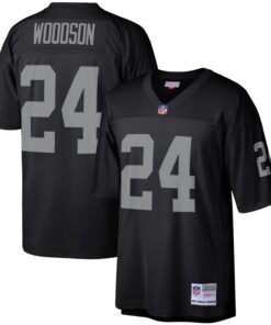 Charles Woodson Las Vegas Raiders Mitchell amp Ness Legacy Replica Jersey  Black
