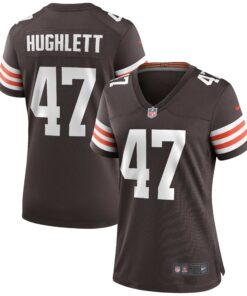 Charley Hughlett Cleveland Browns  Women_s Game Jersey  Brown 1