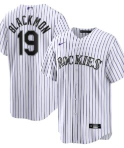 Charlie Blackmon Colorado RockiesHome Replica Player Name Jersey  White