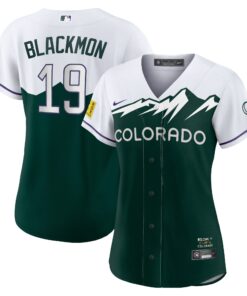Charlie Blackmon Colorado RockiesWomen_s City Connect Replica Player Jersey  White