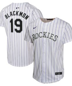 Charlie Blackmon Colorado RockiesYouth Home Game Player Jersey  White