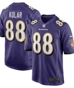 Charlie Kolar Baltimore Ravens  Player Game Jersey  Purple
