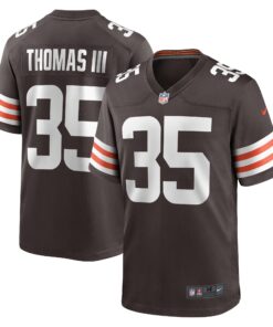 Charlie Thomas Cleveland Browns  Team Game Jersey   Brown