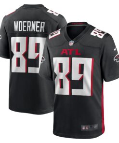 Charlie Woerner Atlanta Falcons   Game Jersey   Black