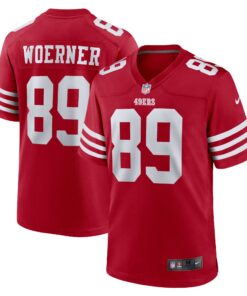 Charlie Woerner San Francisco 49ers   Game Jersey   Scarlet