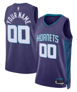 Charlotte Hornets Jordan Brand Unisex 202223 Swingman Custom Jersey - Statement Edition - Teal