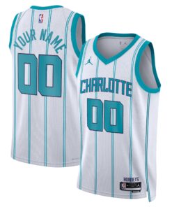 Charlotte Hornets Jordan Brand Unisex Swingman Custom Jersey White - Association Edition