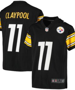 Chase Claypool Pittsburgh Steelers  Youth Game Jersey  Black