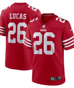 Chase Lucas San Francisco 49ers  Team Game Jersey   Scarlet