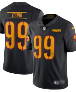 Chase Young Washington Commanders  Alternate Vapor Limited Jersey  Black 1