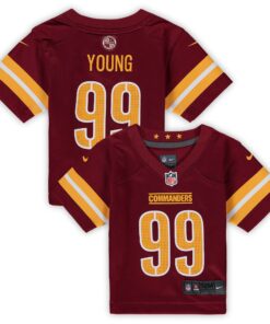 Chase Young Washington Commanders  Infant Game Jersey  Burgundy