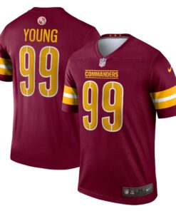 Chase Young Washington Commanders  Legend Jersey  Burgundy
