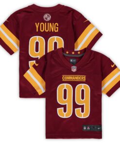 Chase Young Washington Commanders  Preschool Game Jersey  Burgundy